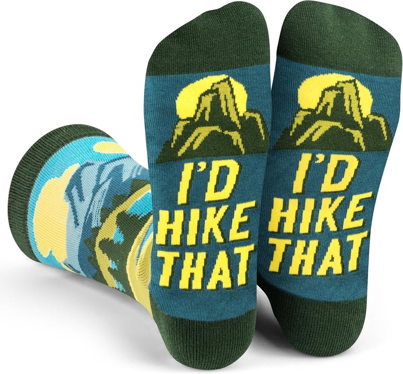 Lavley Outdoors Socks - Hiking and camping gifts for men and women - Great for nature lovers - Holiday or birthday gift - Image 1